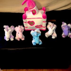 Unipak Pink Princess Castle Plush Home and Stuffed Toys